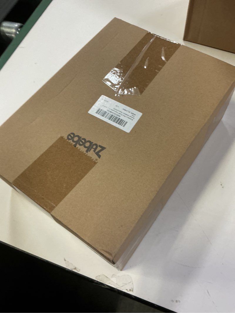 Condition photo showing New/Like New for Zubebe 2 Pcs Prelit Poinsettia Christmas Garland with String Lights Glitter Holly Leaves Berries Remote Timer 8 Modes 6.5 ft Lighted Flower Garland Battery Operated Indoor Outdoor Decor(Gold)