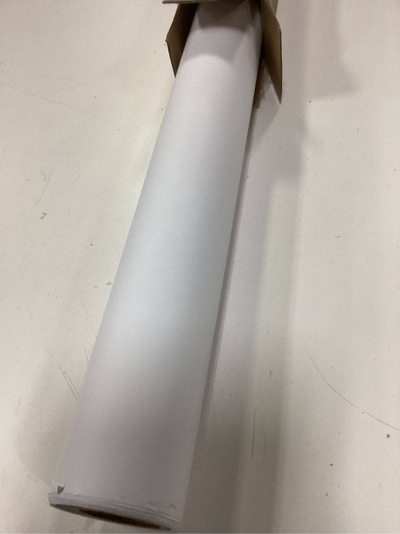 Condition photo showing item condition for kate seamless paper backdrop for photography photo backdrop paper (53''x16.4' arctic white) 53'' x 16.4' arctic white