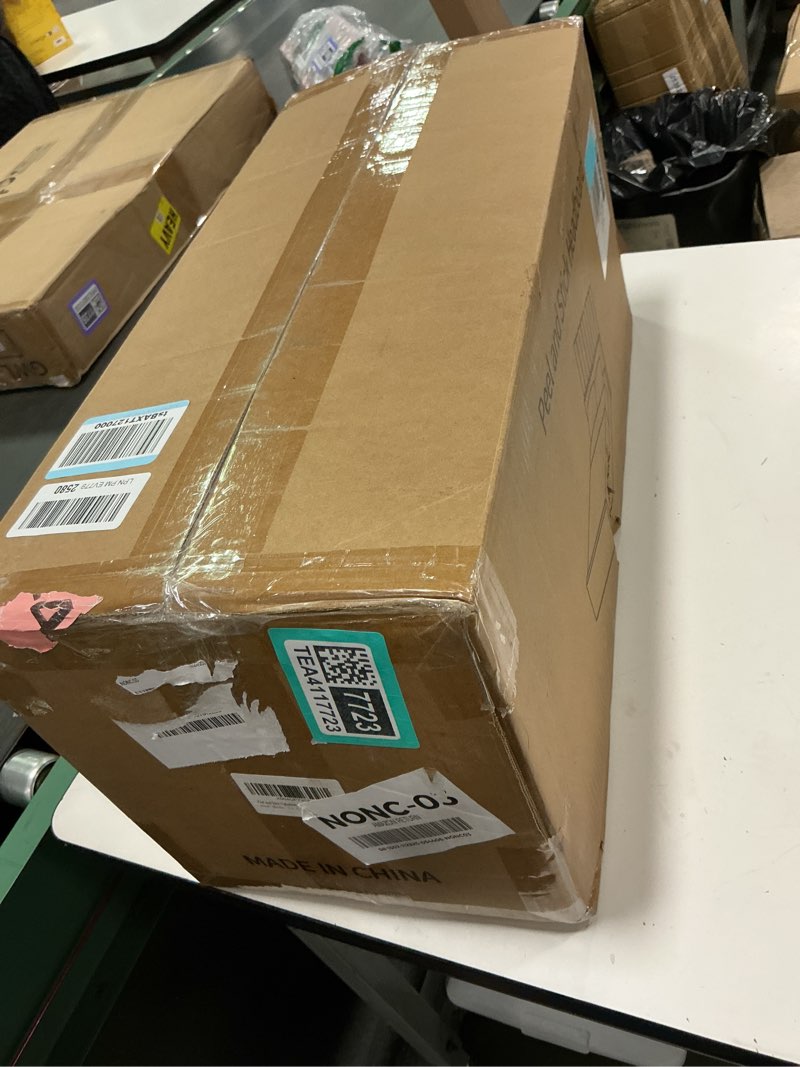 Condition photo showing New/Like New for Peel and Stick Upholstered Wall Mounted Headboard Queen Size, 9 Panels Tufted Fabric Headboard,Wall Mounted Headboards, Interior Wall Panels for Bedroom, 10"x24" Dark Grey Fabric - Dark Grey Queen