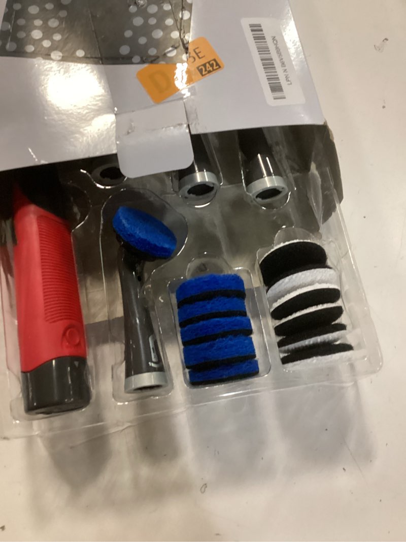 Condition photo showing Good Condition for rubbermaid reveal power scrubber 18-piece kit, cordless electric battery powered scrub brush, water resistant, for home/kitchen/bathroom/grout/tile/shower/tub