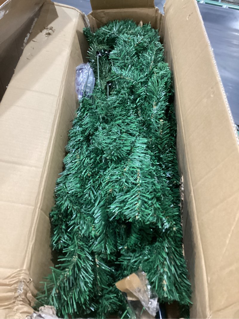 Condition photo showing New/Like New for COMHOMA Artificial Christmas Tree,6.5ft Hinged Spruce Tree with 1,000 Branch Tips,Meatl Foldable Base,Easy Assembly Holiday Decoration(Green), SIMILAR TO STOCK PHOTO 