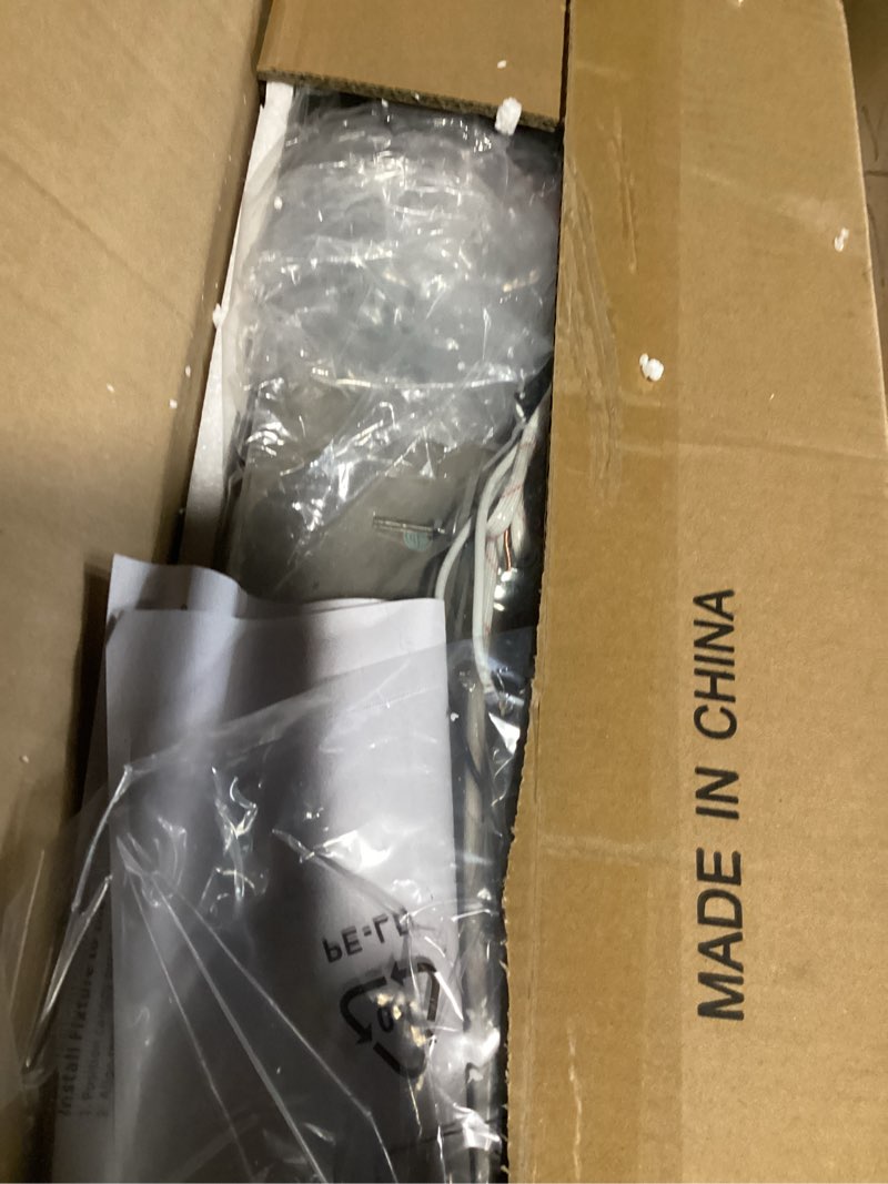 Condition photo showing New/Like New for TODOLUZ 3-Lights Vanity Bath Light with Opal White Glass Shades, Modern Bathroom Lighting Over Mirror Brushed Nickel for Kitchen Hallway Bedroom Foyer Brushed Nickel 3-Lights