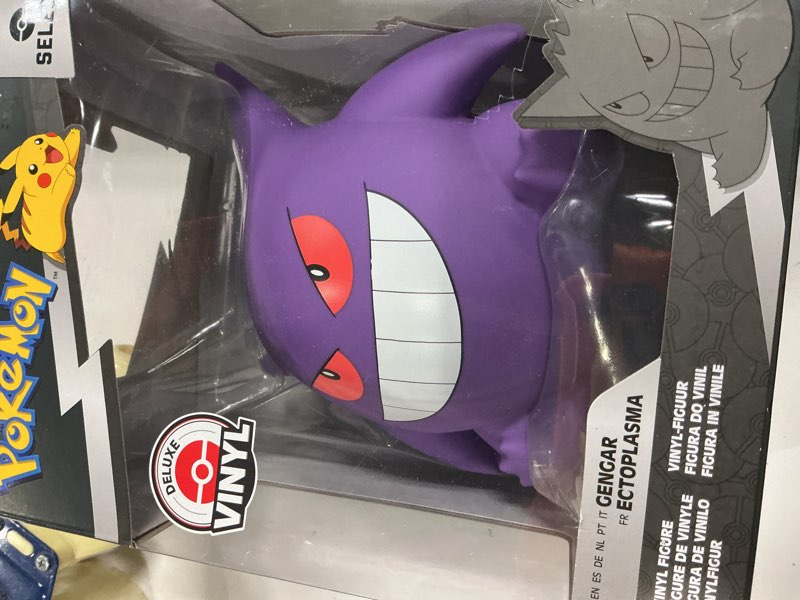 Condition photo showing New/Like New for Pokemon Gengar Select Vinyl Figure - 8-Inch Figure Made from Vinyl