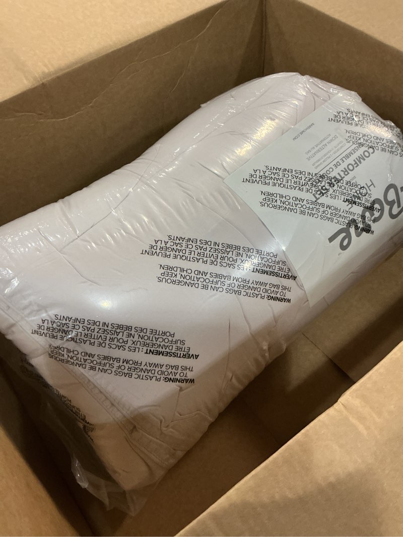 Condition photo showing Good Condition for Bare Home Comforter Set - Full Size - Ultra-Soft - Goose Down Alternative - Premium 1800 Series - All Season Warmth (Full, Cloud Grey) Full 06 - Cloud Grey