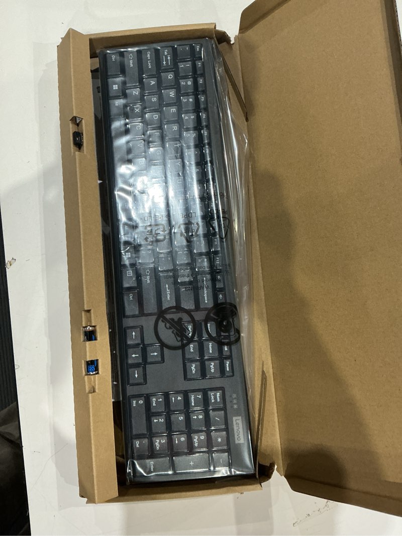 Condition photo showing Good Condition for lenovo 100 wireless compact keyboard – cordless keyboard for pc & laptop with windows – silent keys – full-size layout with numeric keypad – plug & play usb receiver – portable, black 100 keyboard