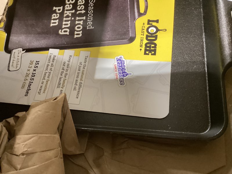 Condition photo showing Good Condition for Lodge Cast Iron Baking Pan