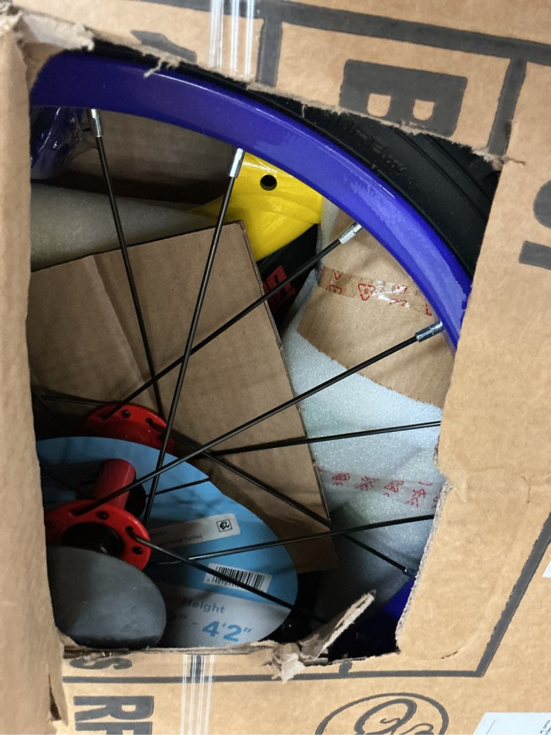 Condition photo showing Good Condition for dynacraft teenage mutant ninja turtles boys 16" bmx bike, for kids ages 5-7 years