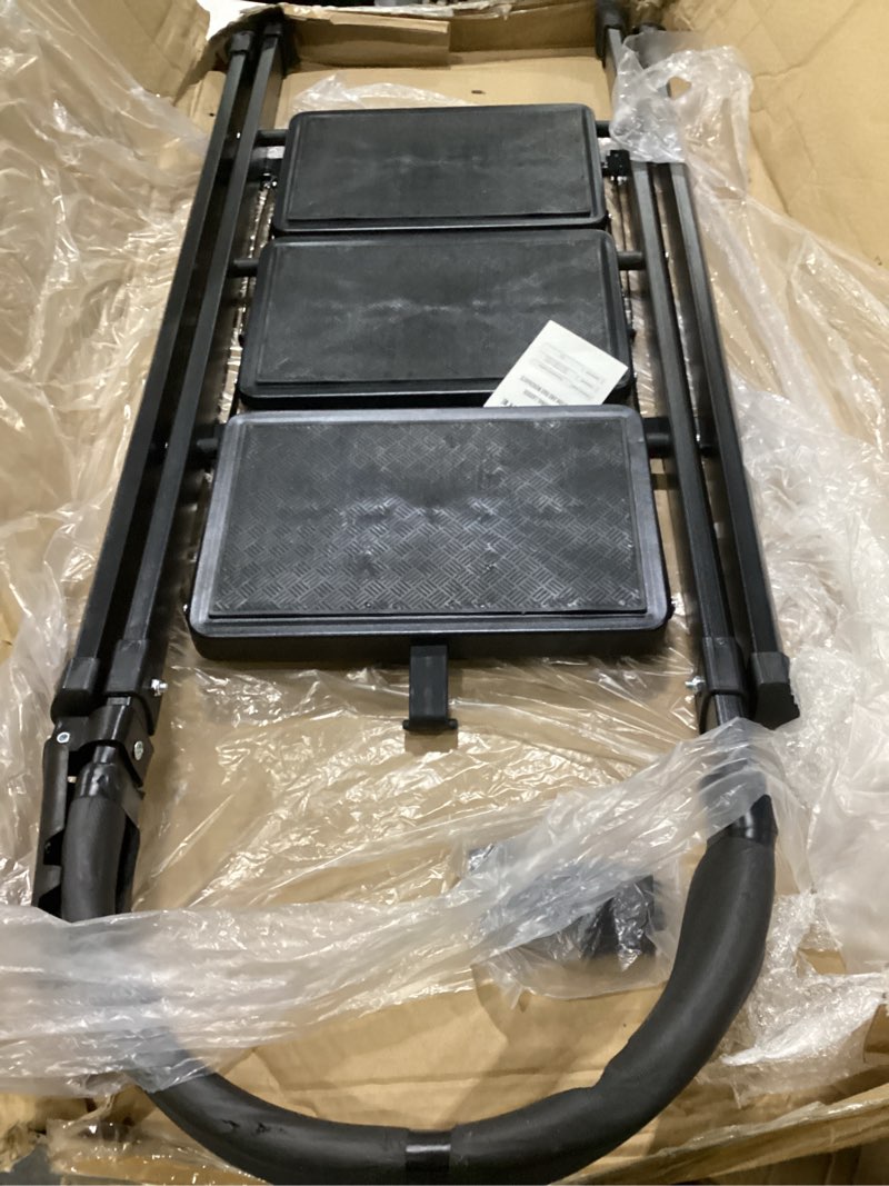 Condition photo showing Good Condition for hbtower 3 step ladder, 3 step stool for adults, 3 step ladder folding step stool with cushioned handle step ladder with wide pedal ergonomic design,black black 3-step, similar to stock photo
