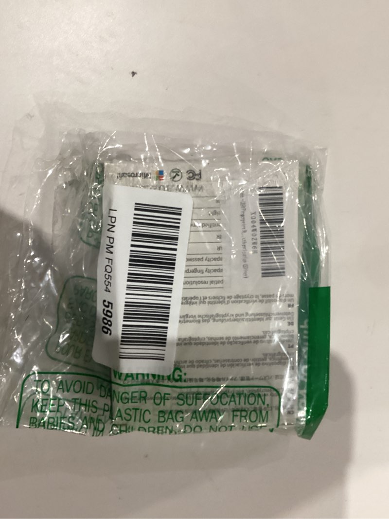 Condition photo showing As Is for windows hello fingerprint reader for windows 11 10, offline physical security vault for pc, usb biometric fingerprint scanner, 360° touch secure login & data encryption device for laptop sliver