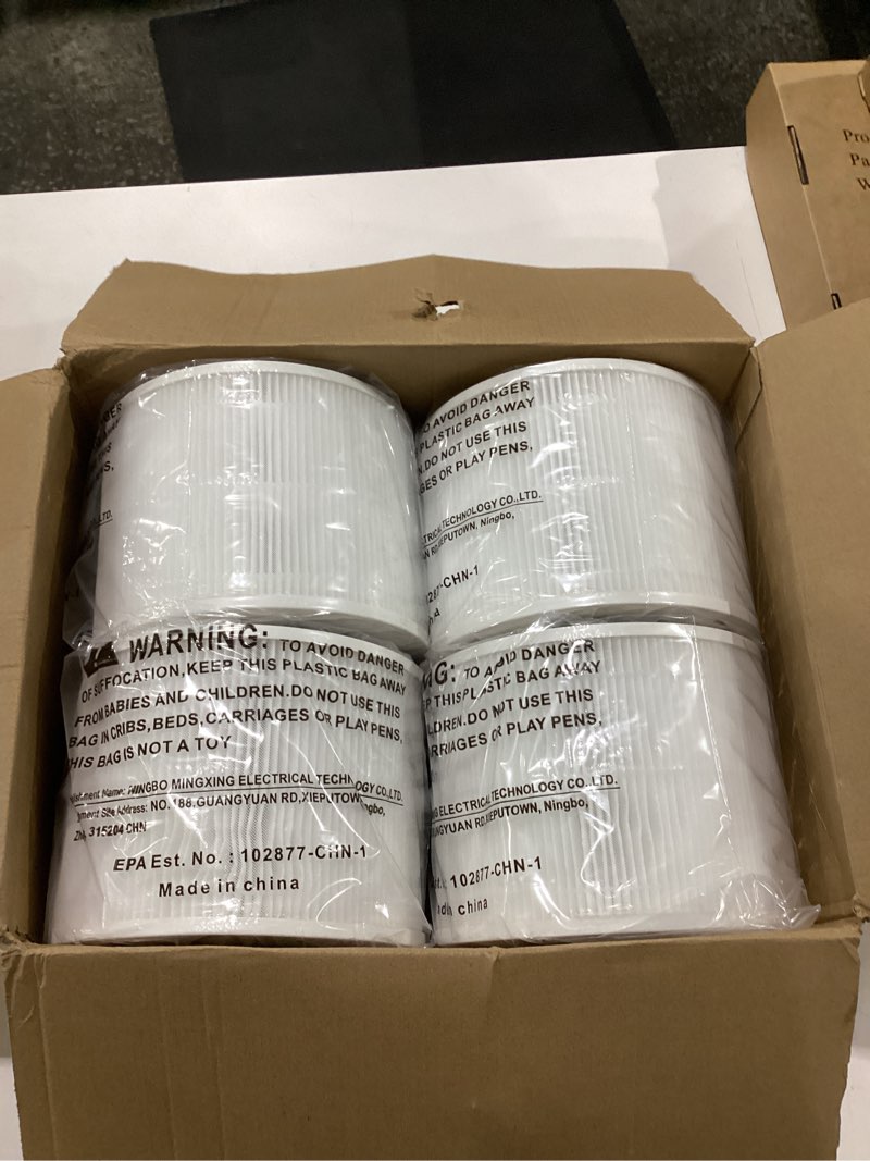 Condition photo showing New/Like New for 240 replacement filter compatible with puro air 240 air purifier for home | 4 pack 3-in-1 high-efficiency filter with activated carbon for pet dander, odors and smoke, for home, bedroom large room