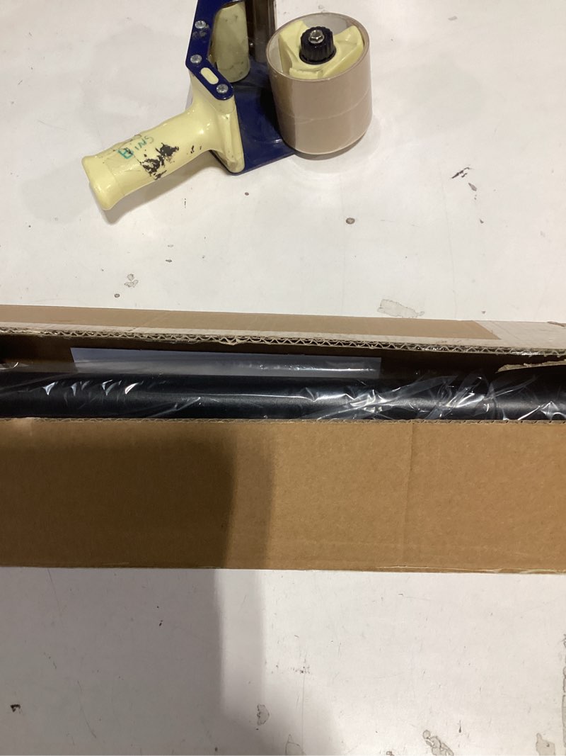 Condition photo showing Good Condition for Tension Curtain Rod 39-173 In, One-Click Telescopic Rod No Drilling, Black Extra Long Outdoor Curtain Rod for Patio Windows, Adjustable Tension Shower Curtain Pole for Bathroom Renter Friendly 39-173 "