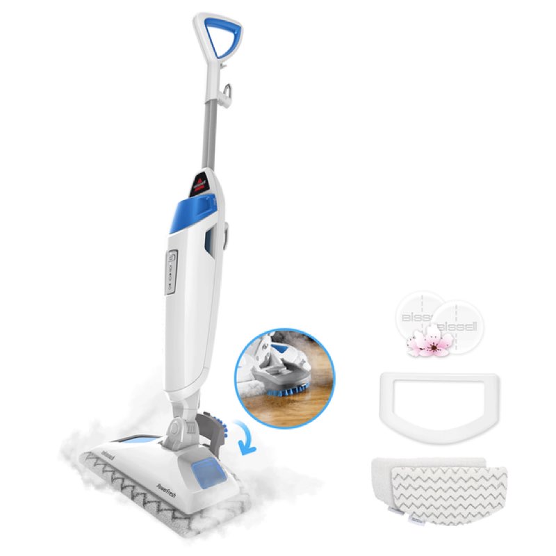 SCRUBBING & SANITIZING STEAM MOP