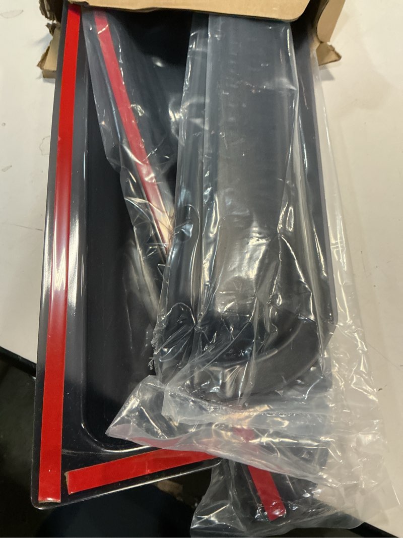 Condition photo showing Good Condition for Window Visors Rain Guards fits 2024-2026 Toyota Tacoma Double Cab, Out-Channel Window Wind Deflectors Vent Shades Accessories, Dark Smoke 4 Pcs, 2025