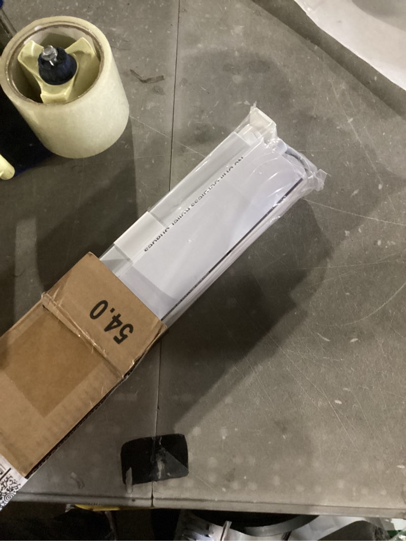 Condition photo showing Good Condition for lazblinds no drill blinds for indoor windows, blackout roller shades, cordless window blackout blinds, thermal insulated fabric uv protection for home and office, 21.5" w x 48" h, white blackout-white 21.5" w x 48" h
