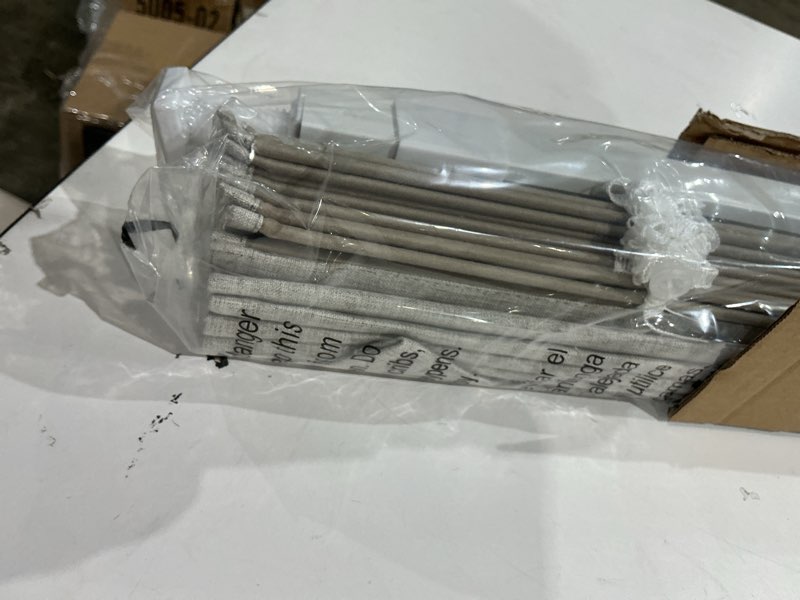 Condition photo showing Good Condition for lazblinds no drill roman shades for windows, cordless blackout window shades with uv protection, polyester fabric for bedroom & living room, 27" w x 64" h, beige blackout - faux linen - beige 27"w x 64"h
