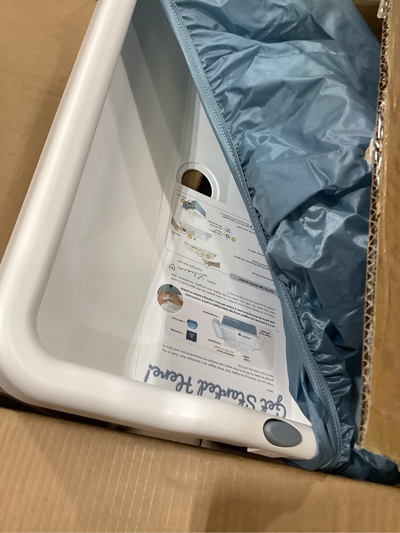 Condition photo showing Good Condition for mighty sink portable sink: patented wash station with electronic faucet | 2 gallons | easy setup | indoor & outdoor use | ideal for dishwashing, camping hygiene, gardening, pottery & more