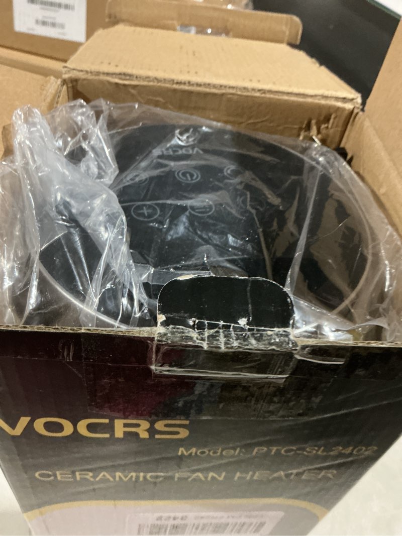 Condition photo showing Good Condition for Space Heater for Indoor Use with Remote - 70° Oscillating Tower Electric Heater, 24 Inchs, 12H Timer, 1500W Quiet PTC Ceramic Heating with Thermostat, Fast Safety Heat for Office, Home, Bedroom