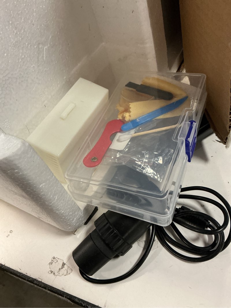 Condition photo showing As Is for (Similar to stock photo) Compound Microscope for Adults & Kids - 100X-2000X High-Power Biological Microscope for Students, School Lab & Home Education, with Slides Set & Phone Adapter (White) standard