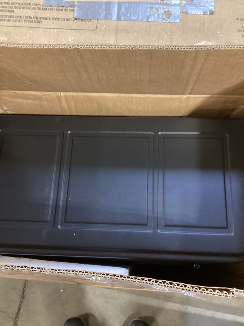 Condition photo showing As Is for duraflame Infrared Quartz Electiric Stove Heater - DFI-591-01 - Black