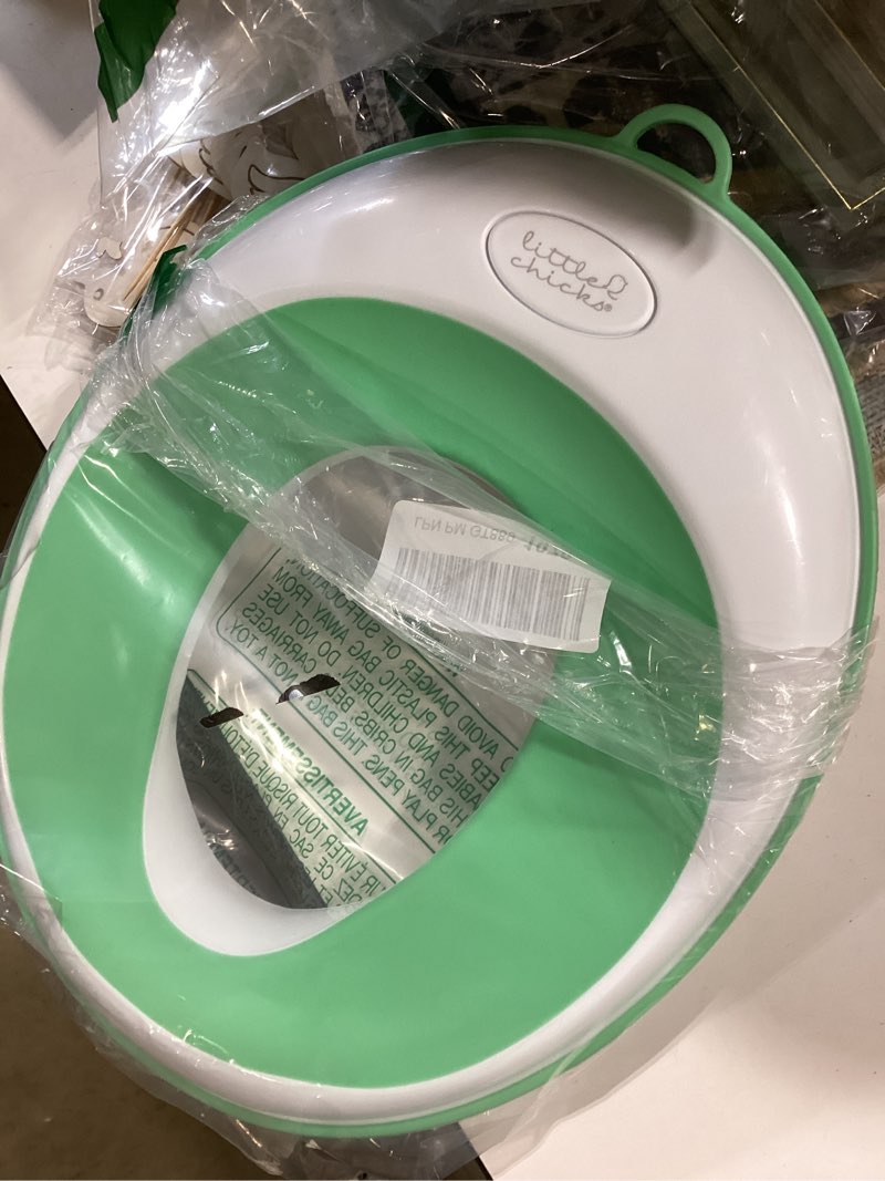 Condition photo showing Good Condition for little chicks toilet training potty topper for round and elongated toilets - model ck054 14.25x11x2 inch (pack of 1)