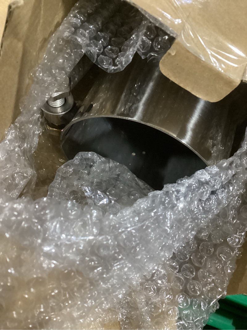 Condition photo showing Good Condition for A-KARCK Exhaust Tip 3.5 Inch Inlet, 3.5” Inlet 5" Outlet 12" Long Stainless Steel Polished Finish Tailpipe Tip, Bolt On Design 3.5" Inlet 5" Outlet 12" Long POLISHED