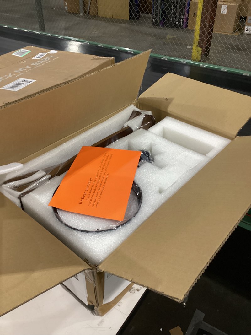 Condition photo showing New/Like New for Ceiling Fans with Lights and Remote Control, 42 Inch Solid Wood Blade, Low Profile Flush Mount, LED Dimmable DC Reversible Modern Ceiling Fans with APP Control for Bedrooms, Living Rooms, Patio, Black Black 42 Inches