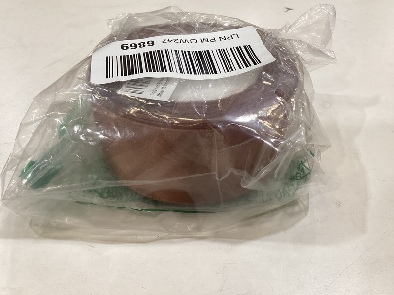 Condition photo showing New/Like New for 25 yard ribbon for gift wrapping crafts wedding decoration bouquets party arrangement (1 1/2 inch x 25 yards, brown) 1 1/2 inch x 25 yards brown