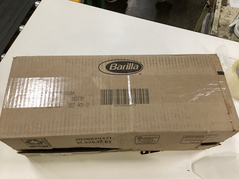 Condition photo showing New/Like New for Bb nov 01,2027 Barilla Protein+ (Plus) Rotini Pasta, 14.5 Ounce (Pack of 12) - plant based - Made from Lentils, Chickpeas & Peas - Non-GMO, Kosher Certified Protein Plus Rotini Pasta 14.5 Ounce (Pack of 12)