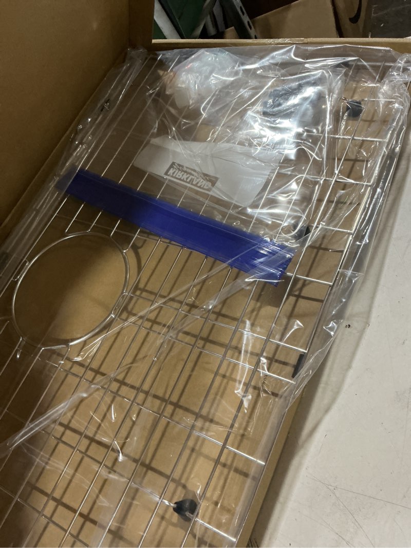 Condition photo showing Good Condition for serene valley 27-9/16" x 14-9/16" sink protector, rear drain with corner radius 3/16", sink grid nlw2815r