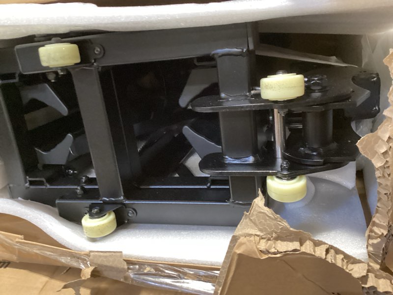 Condition photo showing As Is for yzona foldable ebike rack with ramp for 2 heavy ebike, fits 5'' fat tire hitch bike rack, xxl wheel straps, lockable & tiltable, for cars, suvs, trucks, trailers
