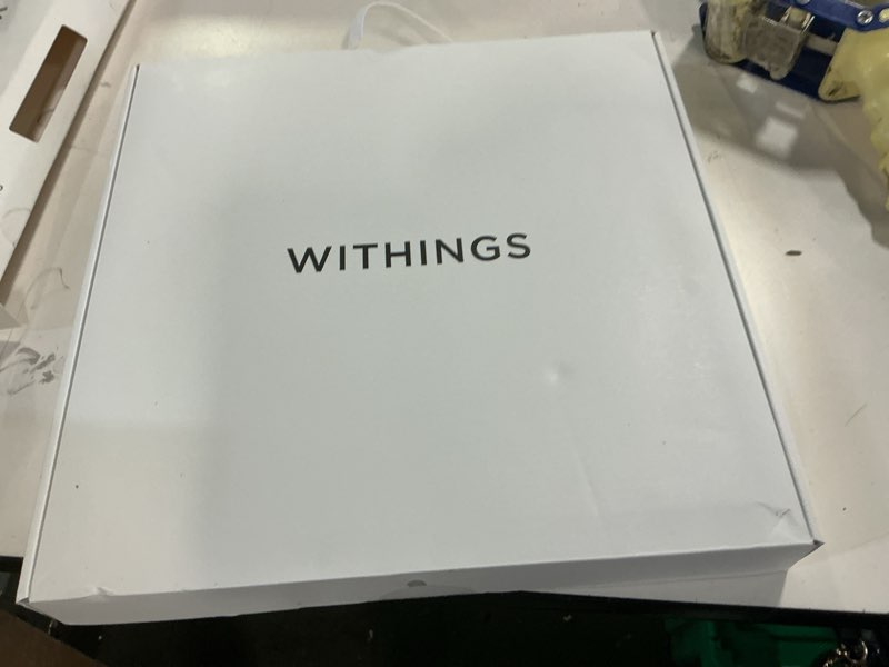 Condition photo showing New/Like New for WITHINGS Body Smart - Accurate Scale for Body Weight and Fat Percentage, Body Composition Wi-Fi and Bluetooth Weight Scale, Baby Weight Scale, Smart Scale Apple Health Compatible, Bathroom Scale White Body Smart