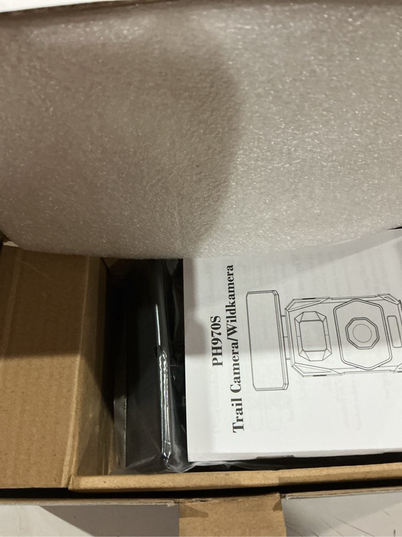 Condition photo showing Good Condition for maxdone solar trail camera wifi bluetooth, 48mp 30fps game camera built-in 5200mah rechargeable battery with motion activated 0.1s trigger speed trail cam ip66 with 32gb tf card dark green