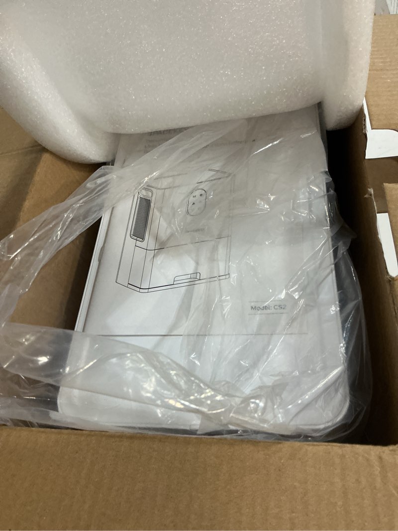 Condition photo showing Good Condition for Dehumidifier, 106 OZ Water Tank (1000 sq.ft) Dehumidifiers for Home, Quiet Dehumidifier for Bathroom Bedroom Basement RV with Timer Setting, Auto Shut Off, 7 Colors LED Light, Sleep Modes, White