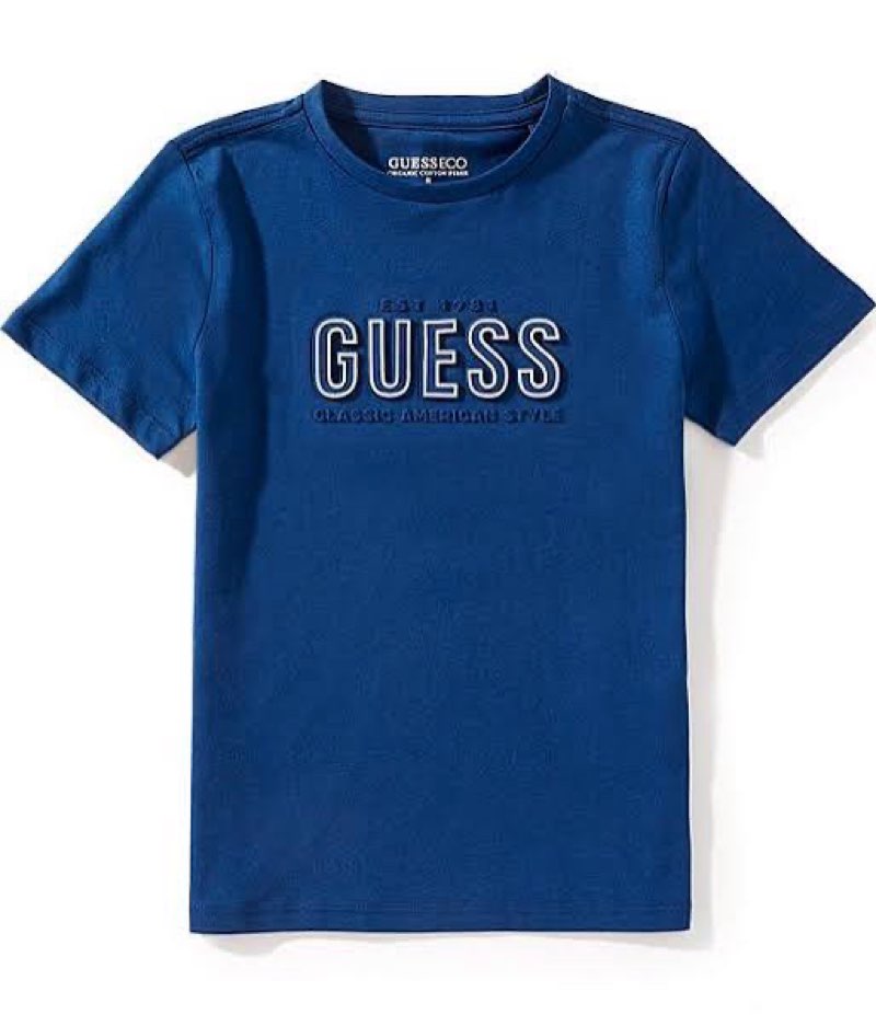 Guess Big Boys Short-Sleeve Embossed-logo T-Shirt, , Light Grey16
