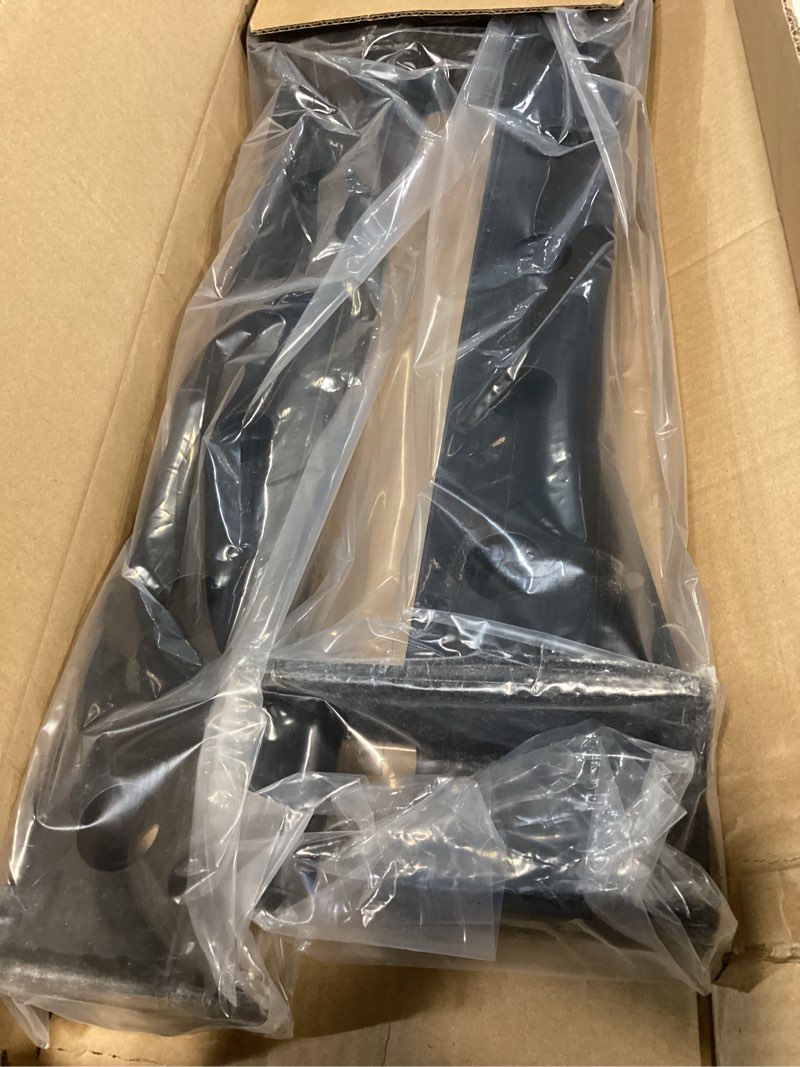 Condition photo showing New/Like New for fitvids multi-function adjustable power cage with j-hooks – safety straps and optional lat pulldown attachment and cable crossover – g. spotter arms, pair – black