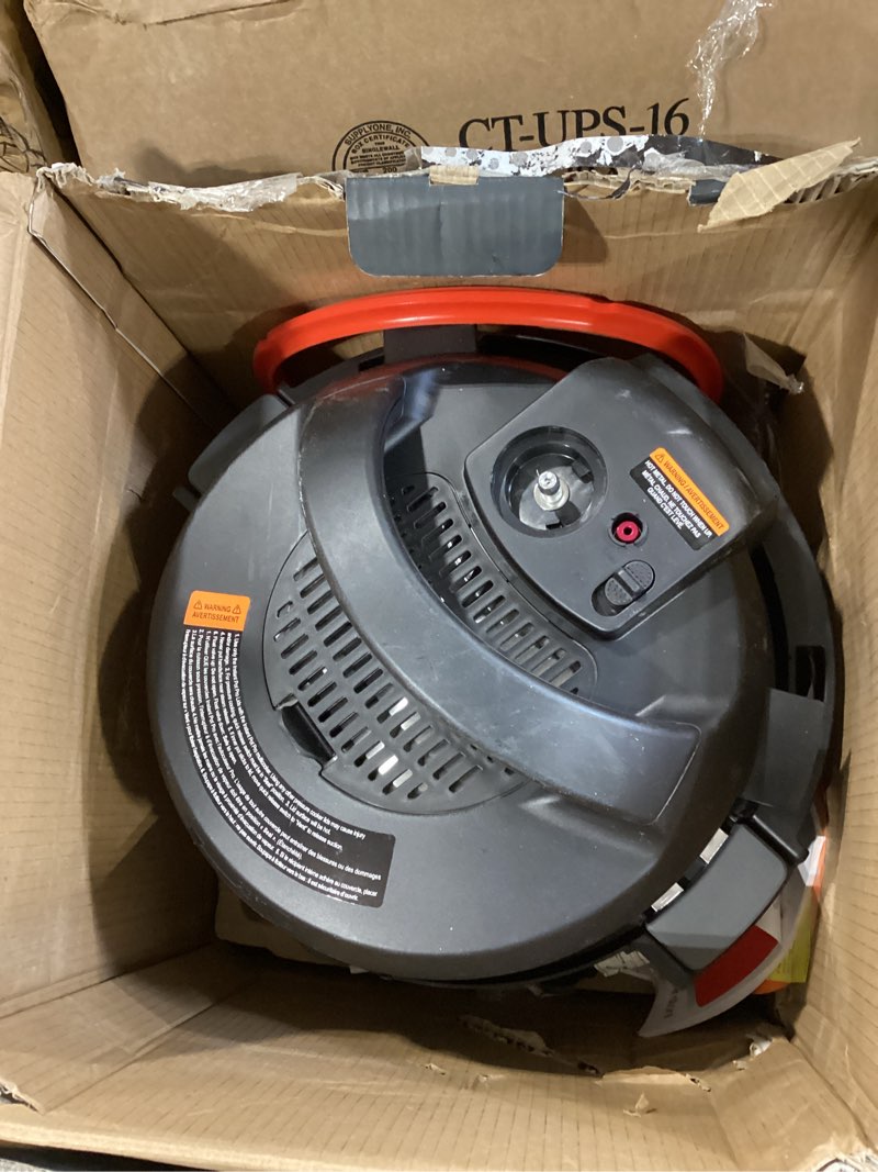 Condition photo showing Good Condition for instant pot pro (8 qt) 10-in-1 pressure cooker, slow cooker, rice/grain cooker, steamer, sauté, sous vide, yogurt maker, sterilizer, and warmer, includes app with over 800 recipes, black 8 quarts