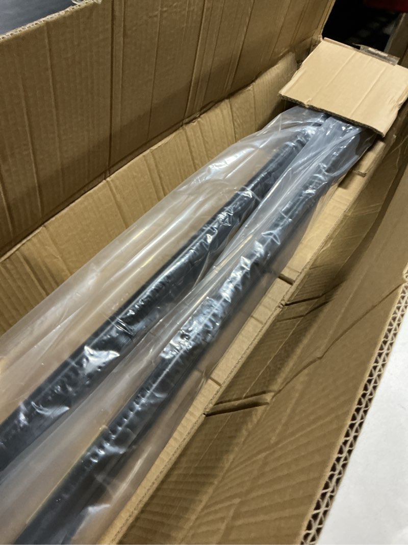 Condition photo showing As Is for sydsz cross bar roof rack fit for bmw x5 f15 2013-2018/x5 g05 2019-2025, flush side rails, heavy duty aluminum roof cross bars rooftop luggage rack, kayak rack, snowboard rack, ski rack for car roof