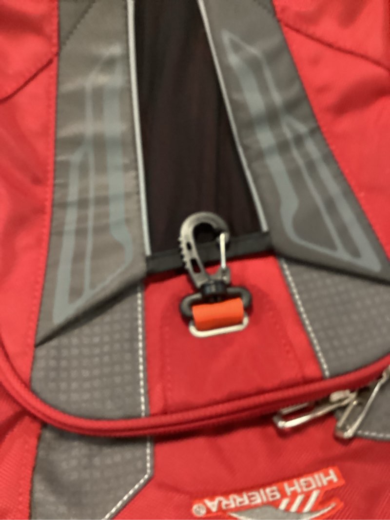 Condition photo showing As Is for high sierra xbt - business rolling backpack, carmine/red line/black, one size