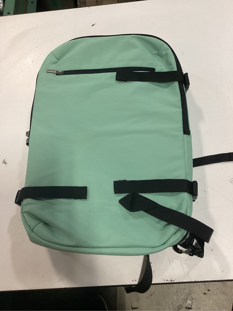Condition photo showing New/Like New for 35l travel backpack - open story™? sage green: softside water repellent twill