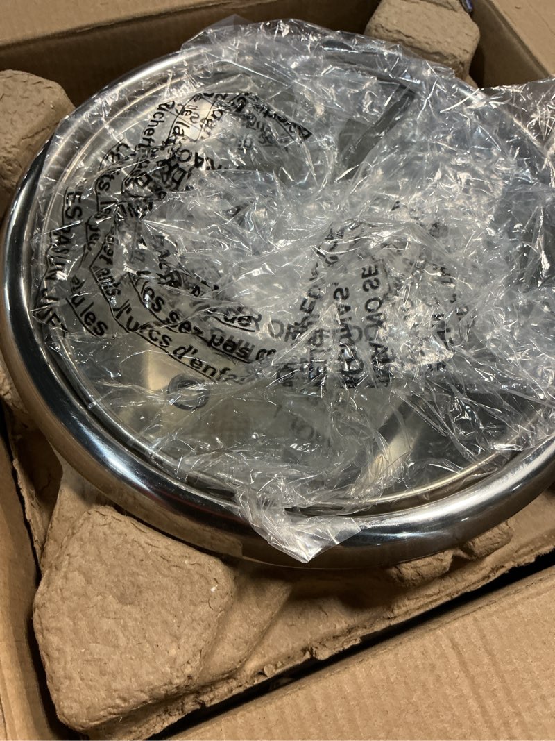 Condition photo showing As Is for AROMA® 14-Cup (Cooked) / 3Qt. Select Stainless® Rice & Grain Cooker  White  New  ARC-757-1SG