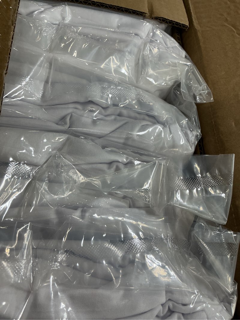 Condition photo showing New/Like New for 100 pcs white washable removable universal for wedding party dining banquet polyester spandex stretch slipcovers chair covers white 100