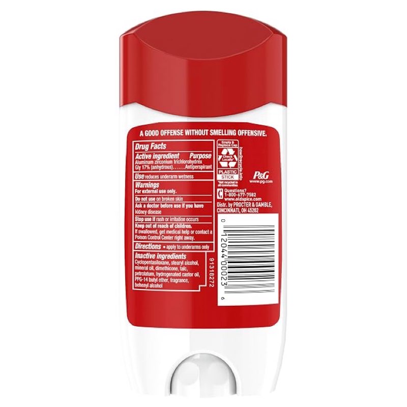 Condition photo showing As Is for old spice high endurance anti-perspirant & deodorant, original 3 oz 