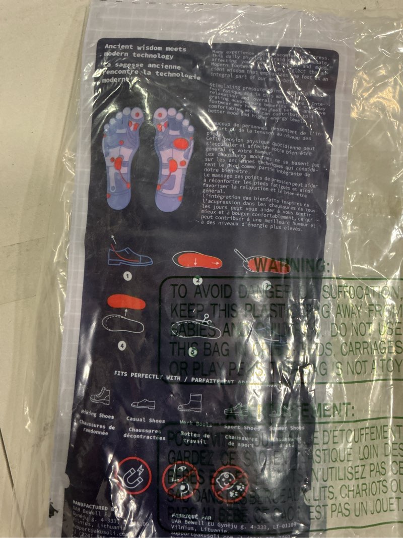 Condition photo showing New/Like New for akusoli insoles for woman, magnetic shoe insert, high arch support inserts for flat feet, work boots standing all day, foot inserts, plantillas para zapatos, gifts for women s/m women 5–10 men 5.5–8 s/m | w 5-9.5 | m 5.5-7.5