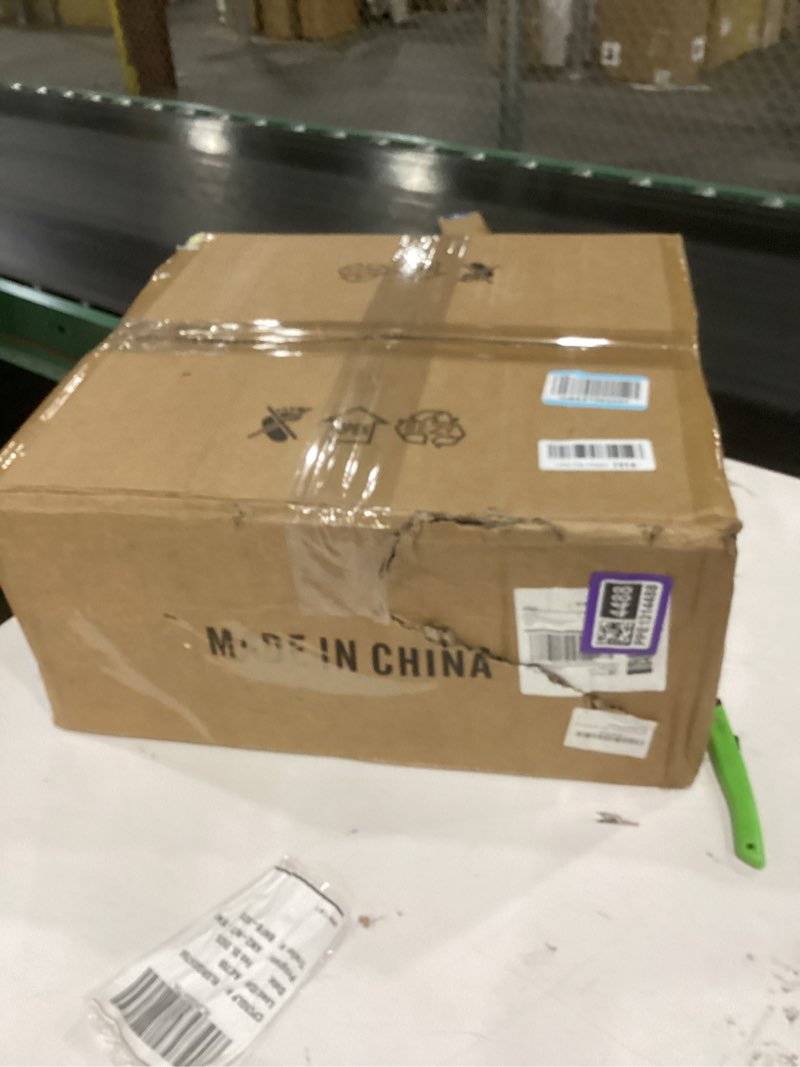 Condition photo showing New/Like New for Caged Crystal Ceiling Fans with Lights and Remote,20" Flush Mount Low Profile Ceiling Fan with Light