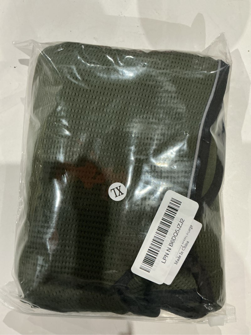 Condition photo showing Good Condition for dog anxiety vest with hood, skin-friendly thunder jacket for dogs, all-in-one dog calming shirt with hood for thunder, fireworks, separation - keep pet calm without medicine, army green, xl x-large army green