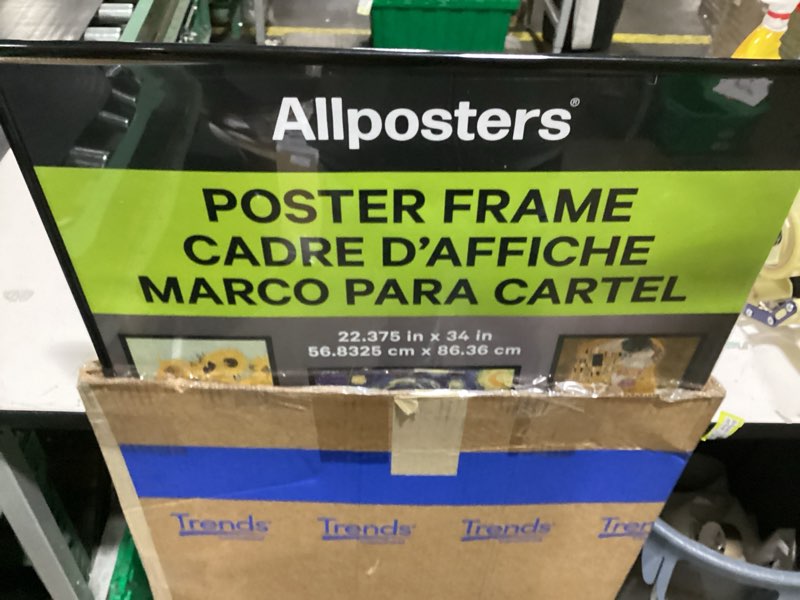 Condition photo showing New/Like New for Allposters Standard Poster Frame (22.4 x 34), Black