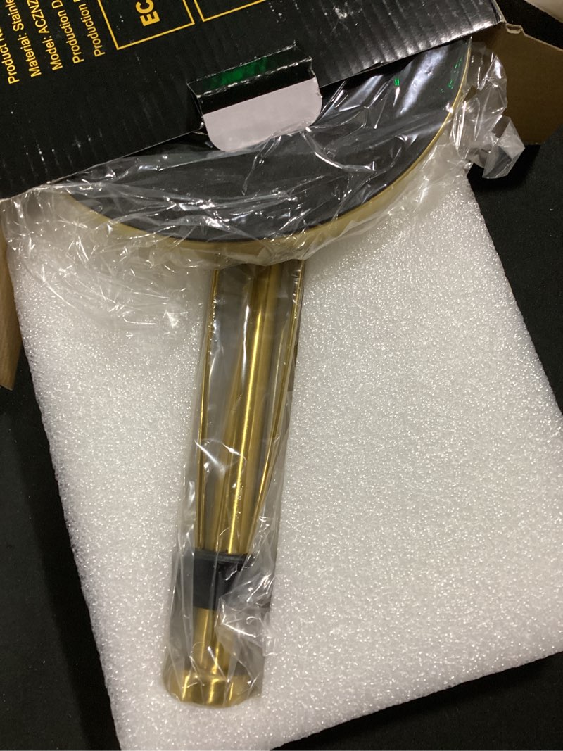 Condition photo showing Good Condition for paper towel holder countertop, gold kitchen accessories decor, stainless steel, weighted base, gold, paper towel roll holder stand with ratchet mechanism for kitchen bathroom farmhouse essentials