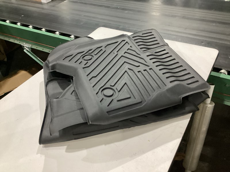 Condition photo showing New/Like New for falafa floor mats for toyota 4runner 2025 5 seats(not for hybrid), all weather tpe heavy duty floor liners for 4runner accessories, front & rear 4 runner car mats, black