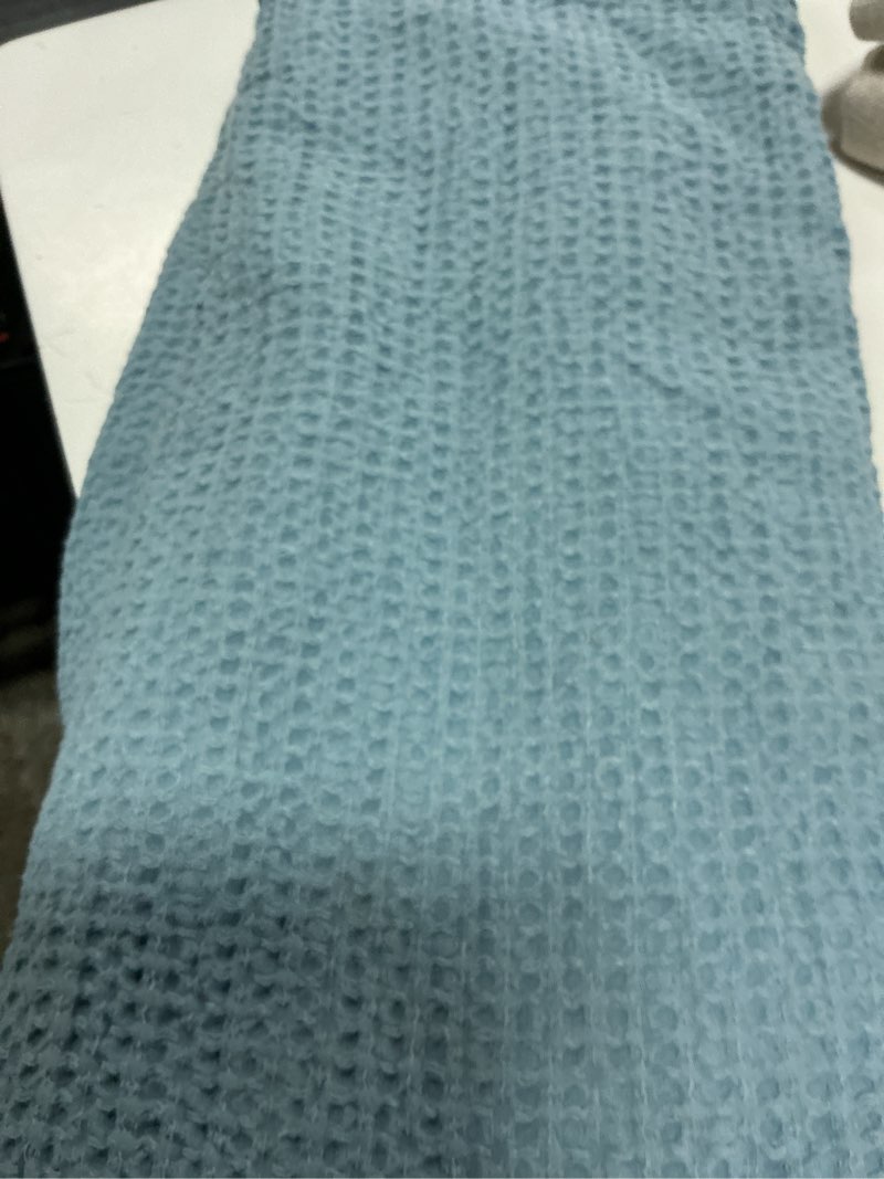 Condition photo showing Good Condition for oversized relaxed waffle weave shower curtain light blue - threshold™