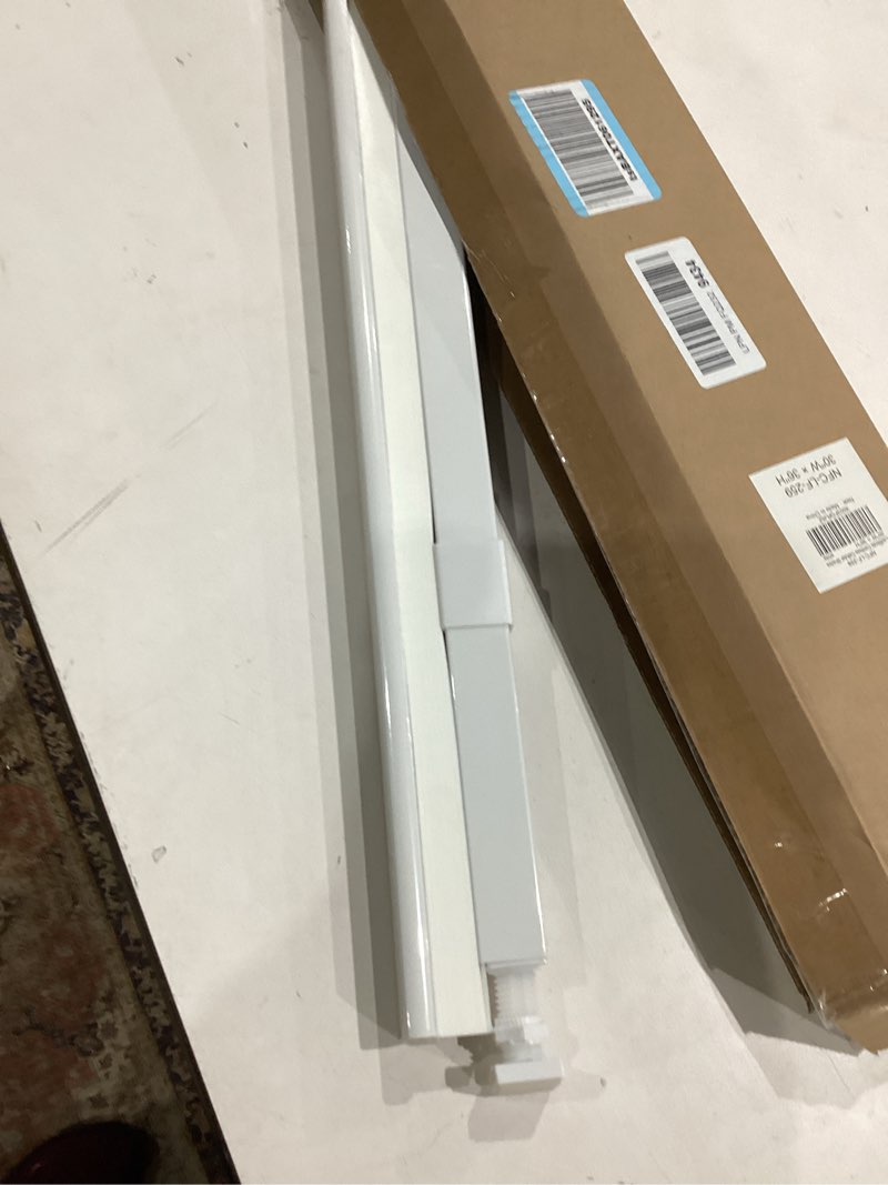 Condition photo showing Good Condition for lazblinds cordless cellular shades, no tools no drill light filtering honeycomb shades pleated blinds for windows, 30'' w x 36'' h, white light filtering-white 30'' w x 36'' h